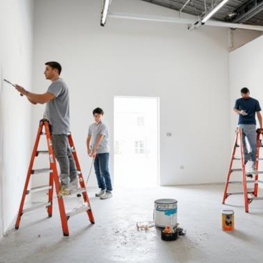 Interior commercial painting for businesses