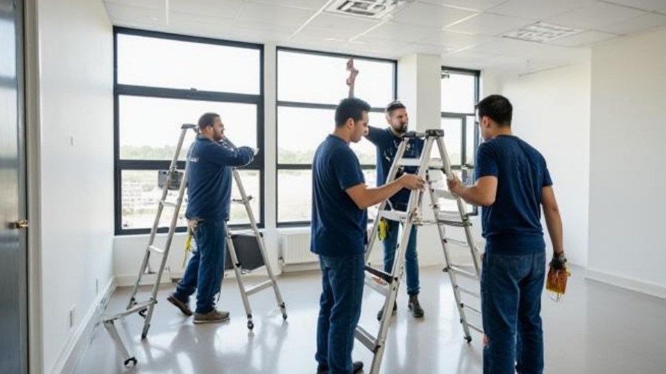 Interior commercial painting for businesses