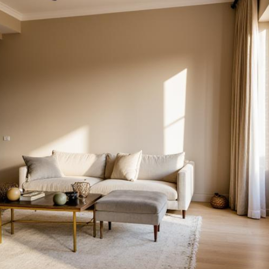 Clean and modern interior paint finish