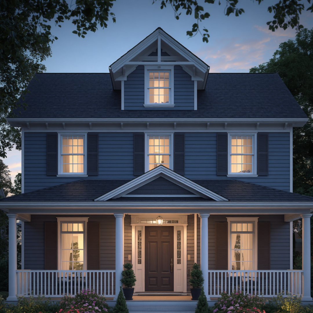 Residential exterior painting with premium finishes