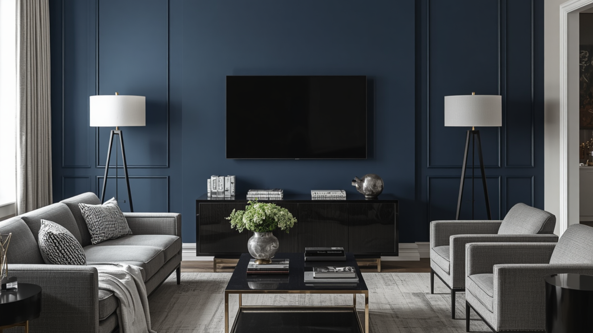 Interior painting completed by experienced painting professionals