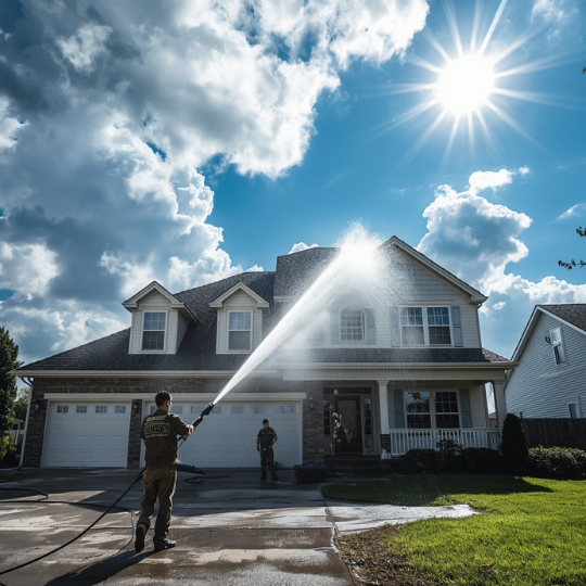 Professional pressure washing project by MS Painting Pros